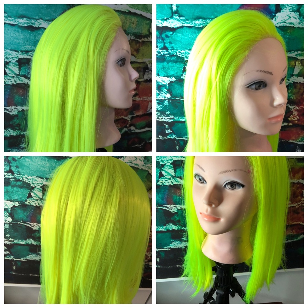 Neon long bob